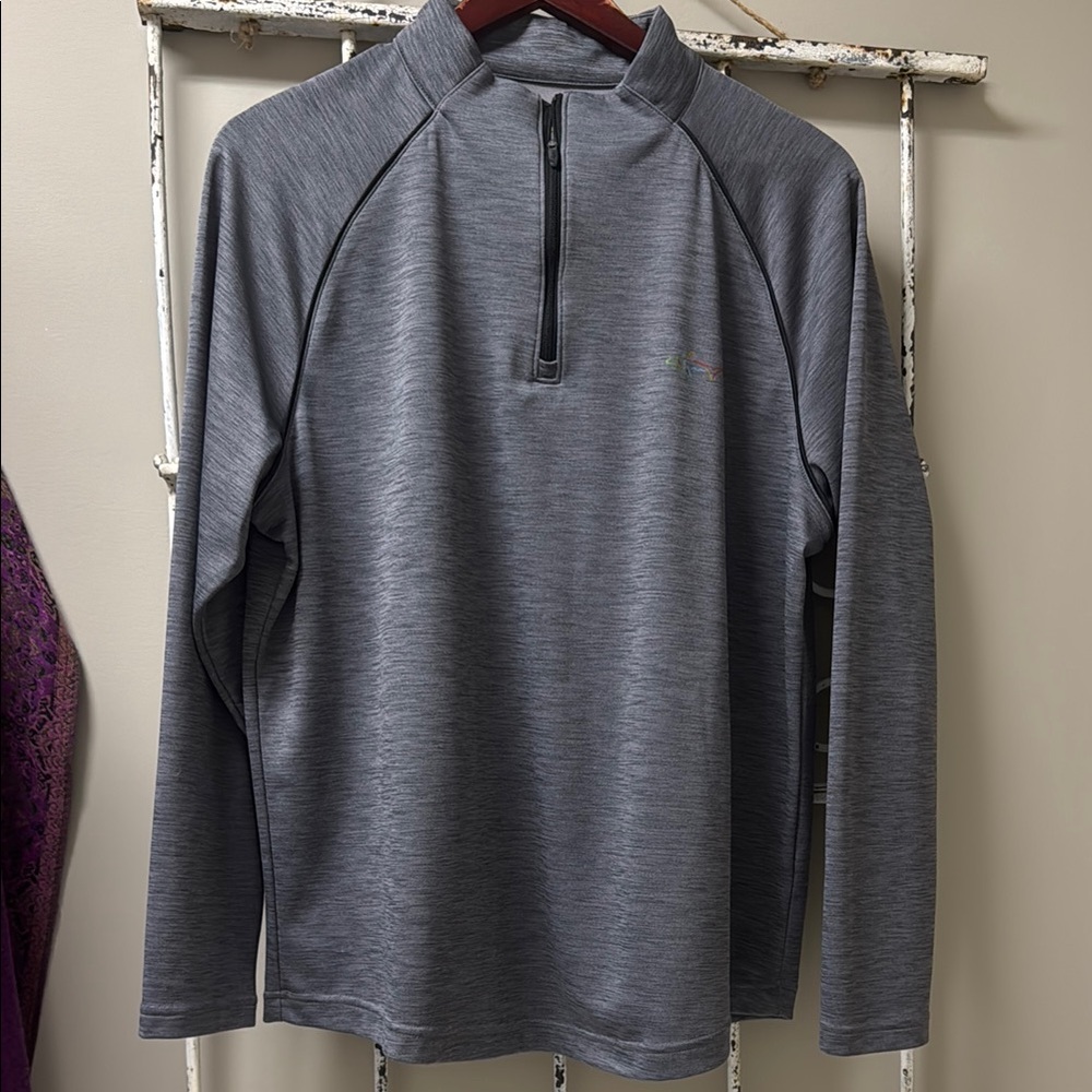 Gray Zip Pullover
